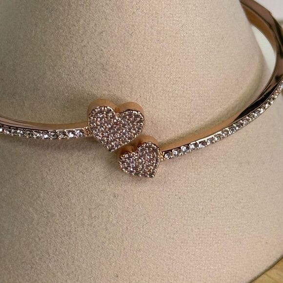 NWT Kate Spade “Yours Truly” Rose Gold Hinge Bracelet - Picture 2 of 6
